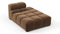 Tufty - Tufty Module, Right Chaise, Armless, Mocha Velvet