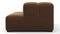 Tufty - Tufty Module, Right Chaise, Armless, Mocha Velvet