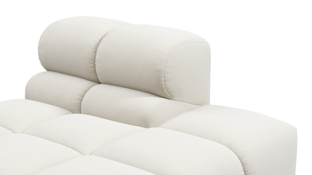 Tufty - Tufty Module, Right Chaise, Armless, Oatmeal Brushed Weave