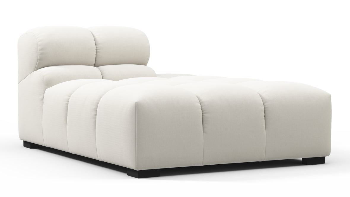 Tufty - Tufty Module, Right Chaise, Armless, Oatmeal Brushed Weave