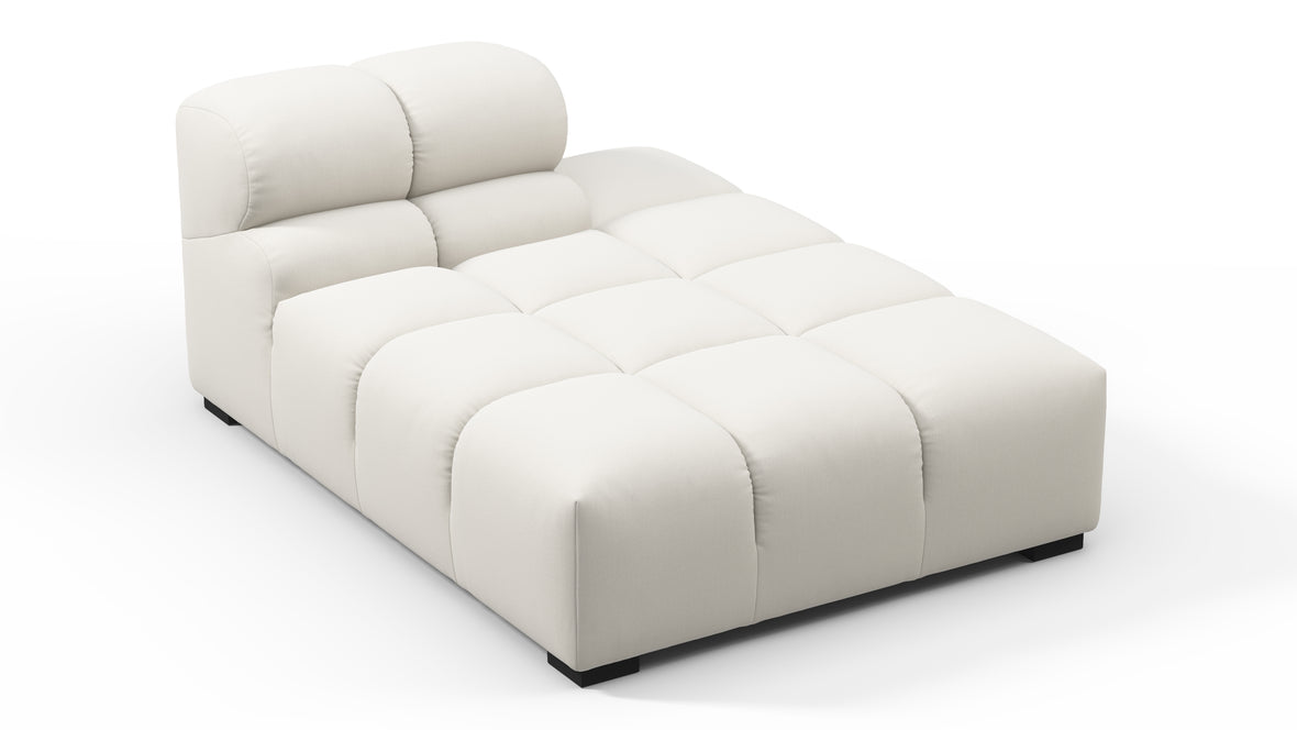 Tufty - Tufty Module, Right Chaise, Armless, Oatmeal Brushed Weave