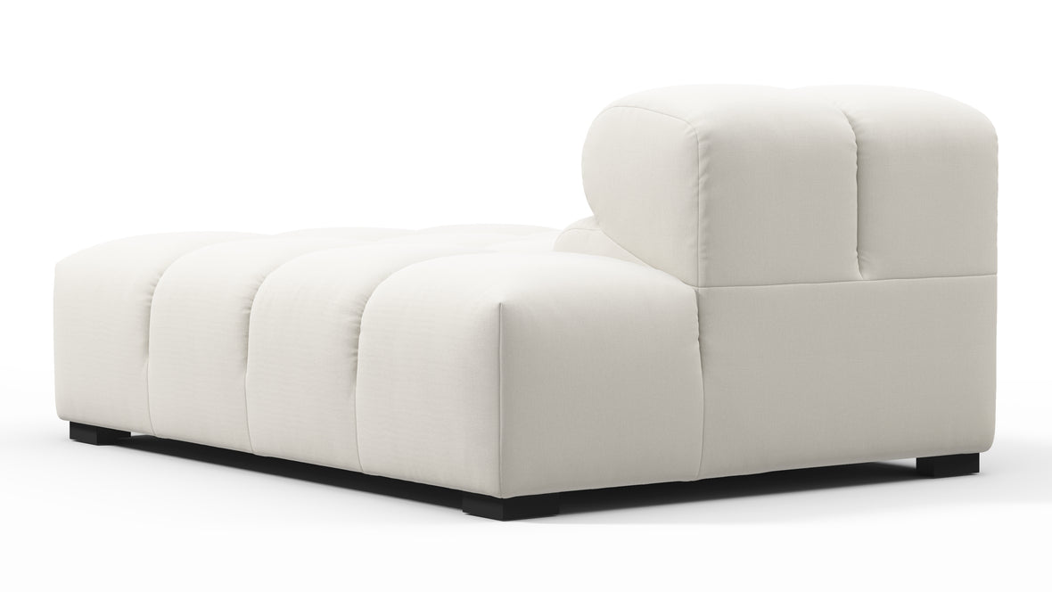 Tufty - Tufty Module, Right Chaise, Armless, Oatmeal Brushed Weave