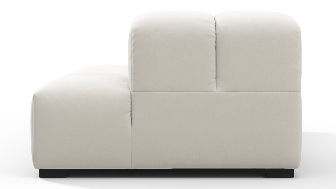 Tufty - Tufty Module, Right Chaise, Armless, Oatmeal Brushed Weave