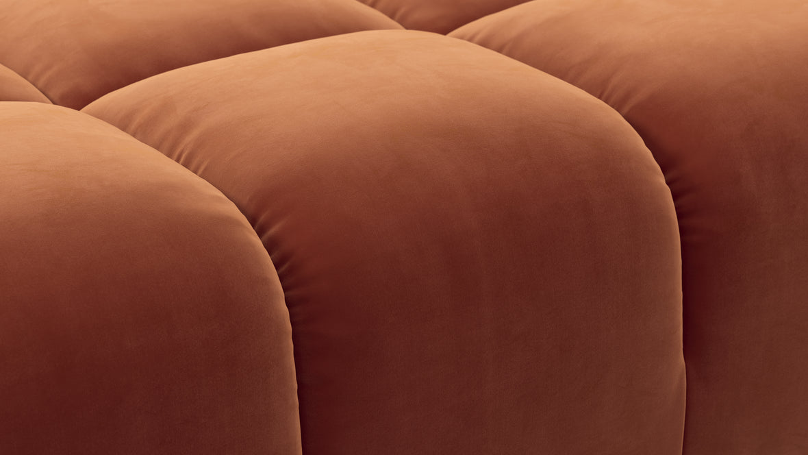 Tufty - Tufty Module, Right Chaise, Armless, Spice Velvet