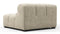 Tufty - Tufty Module, Left Corner, Beige Gray Chenille