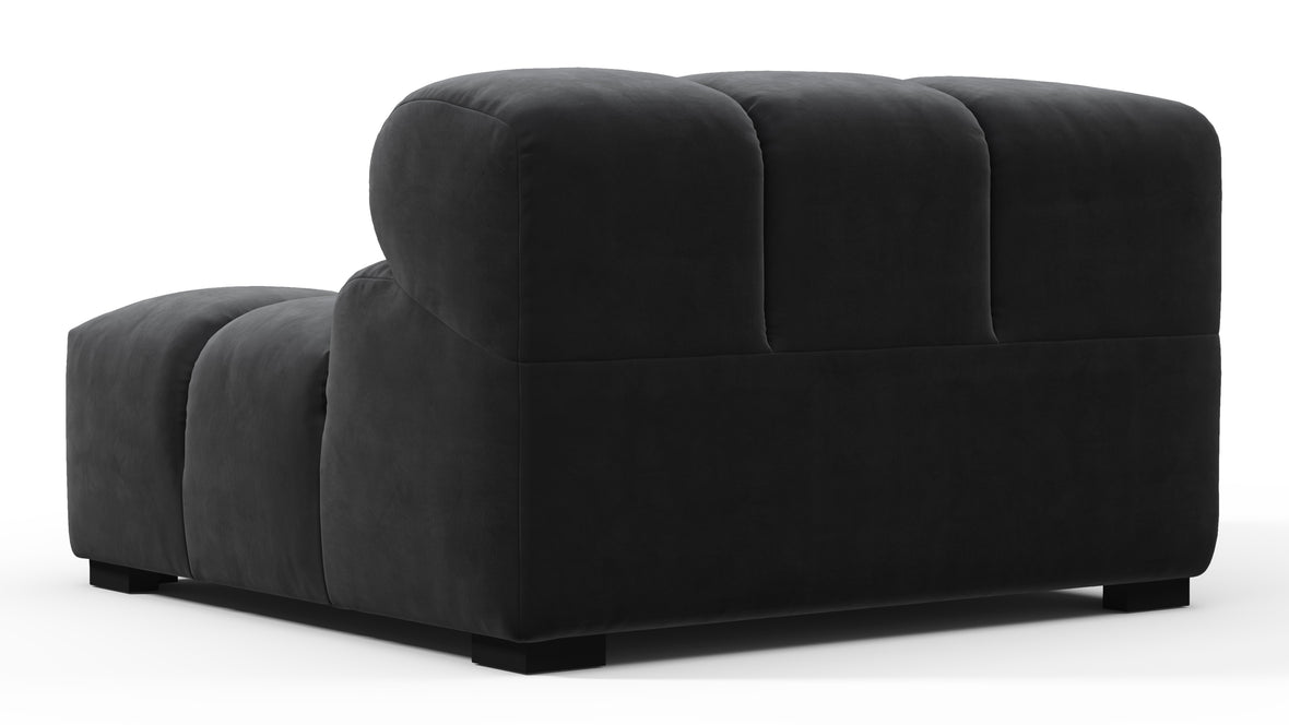 Tufty - Tufty Module, Left Corner, Black Velvet