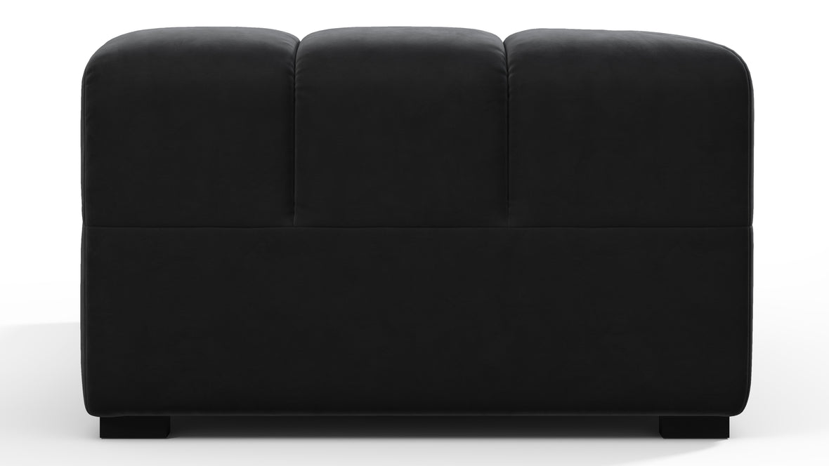 Tufty - Tufty Module, Left Corner, Black Velvet