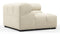 Tufty - Tufty Module, Left Corner, Eggshell Boucle