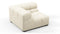 Tufty - Tufty Module, Left Corner, Eggshell Boucle