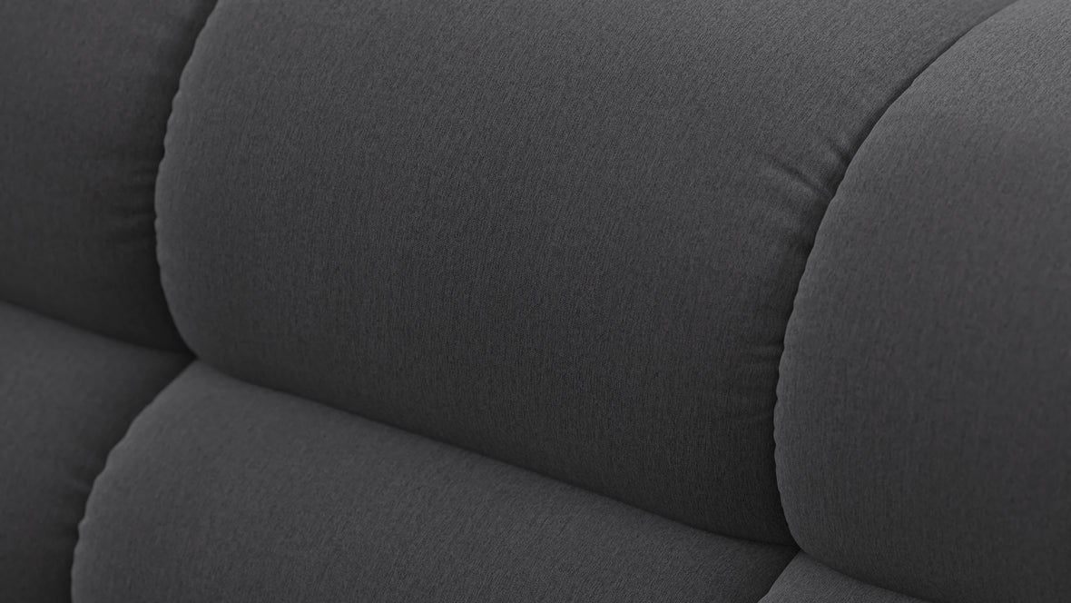 Tufty - Tufty Module, Left Corner, Ink Brushed Weave