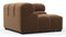 Tufty - Tufty Module, Left Corner, Mocha Velvet