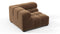 Tufty - Tufty Module, Left Corner, Mocha Velvet