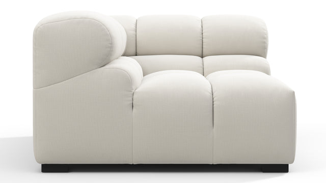 Tufty - Tufty Module, Left Corner, Oatmeal Brushed Weave
