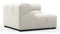 Tufty - Tufty Module, Left Corner, Oatmeal Brushed Weave