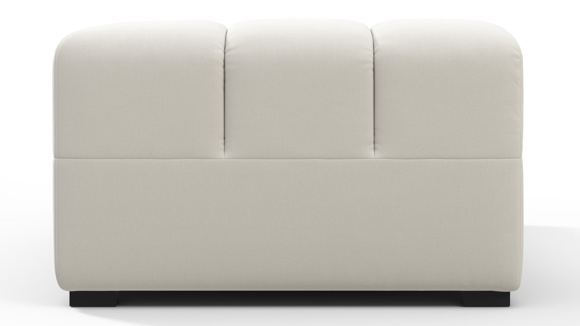 Tufty - Tufty Module, Left Corner, Oatmeal Brushed Weave