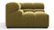 Tufty - Tufty Module, Left Corner, Olive Gold Velvet