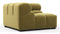 Tufty - Tufty Module, Left Corner, Olive Gold Velvet