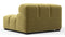 Tufty - Tufty Module, Left Corner, Olive Gold Velvet