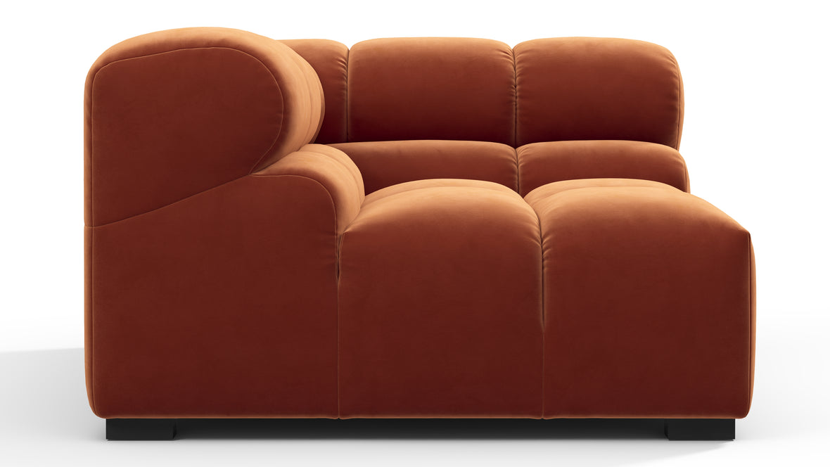Tufty - Tufty Module, Left Corner, Spice Velvet