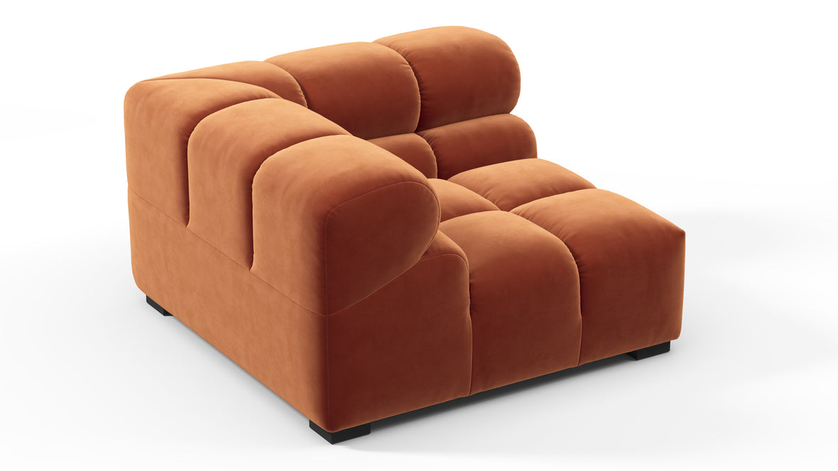 Tufty - Tufty Module, Left Corner, Spice Velvet