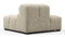 Tufty - Tufty Module, Left End, Armless, Beige Gray Chenille