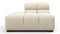 Tufty - Tufty Module, Left End, Armless, Eggshell Boucle