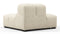 Tufty - Tufty Module, Left End, Armless, Eggshell Boucle