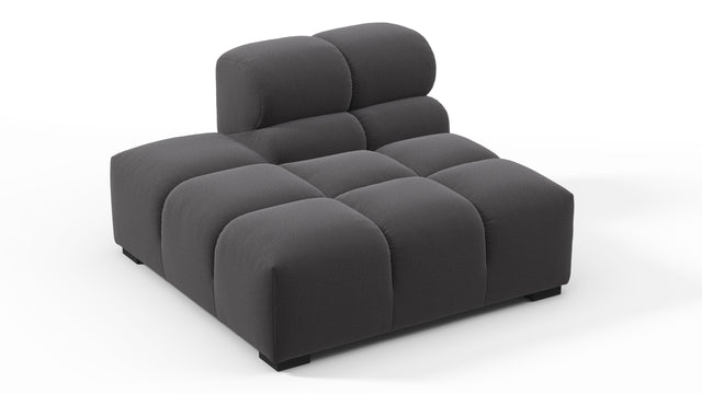 Tufty - Tufty Module, Left End, Armless, Ink Brushed Weave