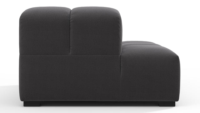 Tufty - Tufty Module, Left End, Armless, Ink Brushed Weave