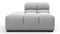 Tufty - Tufty Module, Left End, Armless, Light Gray Wool