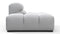 Tufty - Tufty Module, Left End, Armless, Light Gray Wool