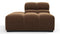Tufty - Tufty Module, Left End, Armless, Mocha Velvet