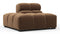 Tufty - Tufty Module, Left End, Armless, Mocha Velvet