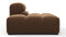 Tufty - Tufty Module, Left End, Armless, Mocha Velvet