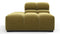 Tufty - Tufty Module, Left End, Armless, Olive Gold Velvet