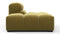 Tufty - Tufty Module, Left End, Armless, Olive Gold Velvet