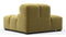Tufty - Tufty Module, Left End, Armless, Olive Gold Velvet