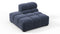 Tufty - Tufty Module, Left End, Armless, Royal Blue Wool