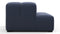 Tufty - Tufty Module, Left End, Armless, Royal Blue Wool