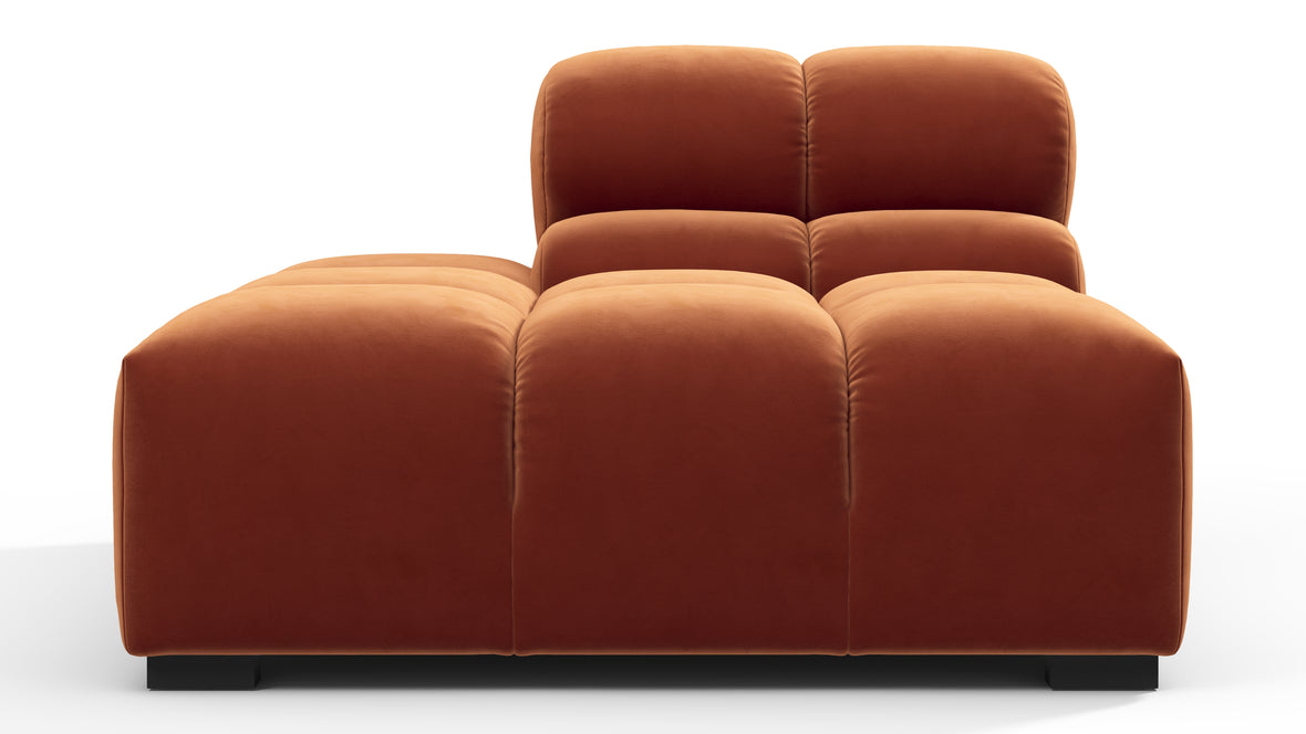 Tufty - Tufty Module, Left End (Armless), Spice Velvet