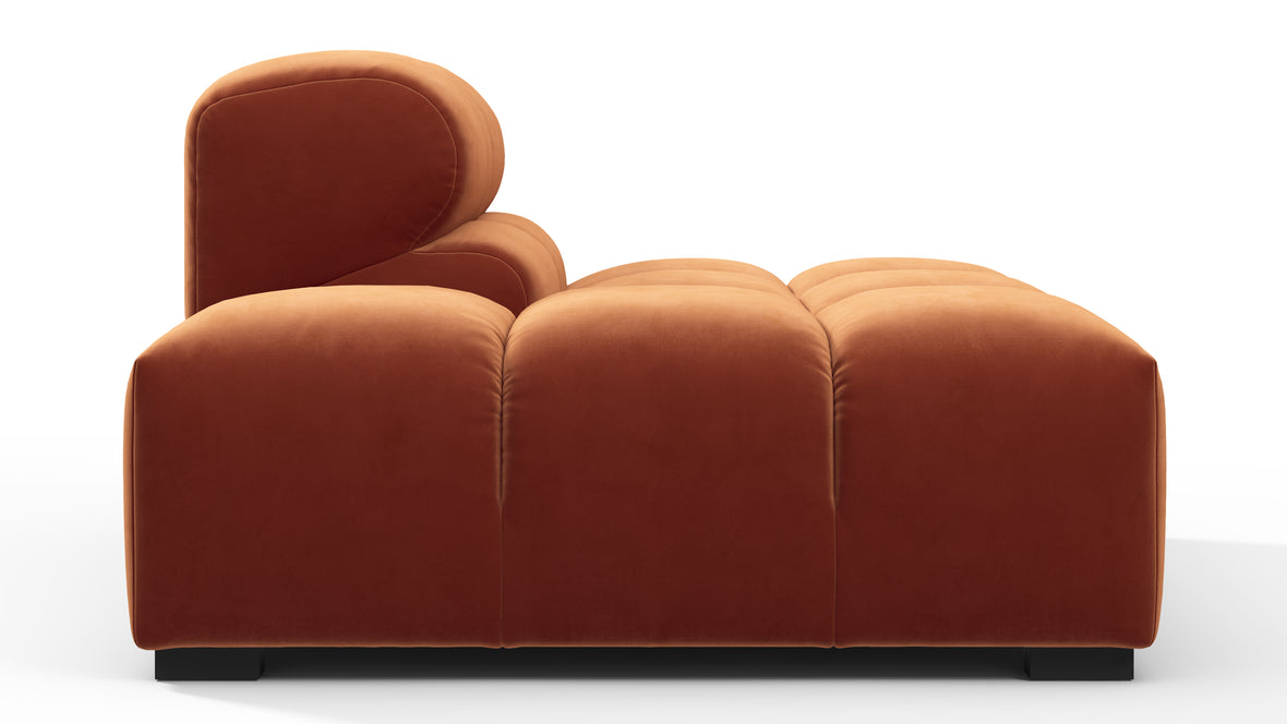 Tufty - Tufty Module, Left End (Armless), Spice Velvet