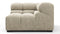 Tufty - Tufty Module, Right Corner, Beige Gray Chenille