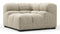 Tufty - Tufty Module, Right Corner, Beige Gray Chenille