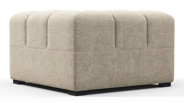 Tufty - Tufty Module, Right Corner, Beige Gray Chenille