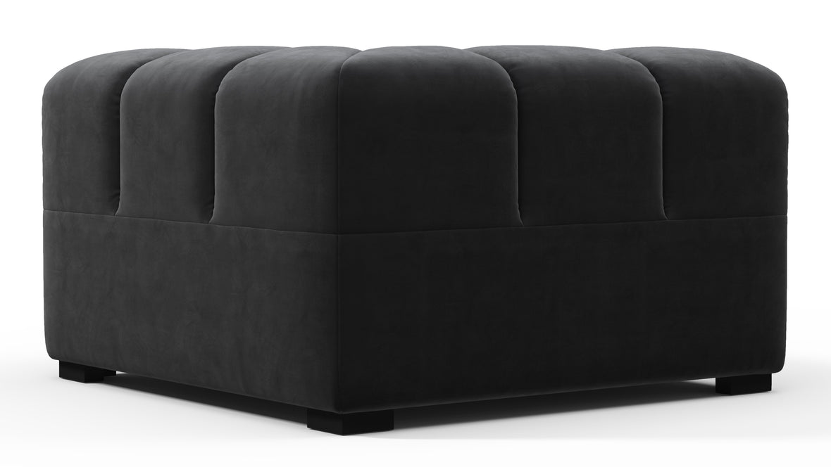 Tufty - Tufty Module, Right Corner, Black Velvet