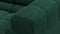 Tufty - Tufty Module, Right Corner, Forest Green Chenille