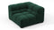 Tufty - Tufty Module, Right Corner, Forest Green Chenille