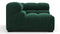 Tufty - Tufty Module, Right Corner, Forest Green Chenille