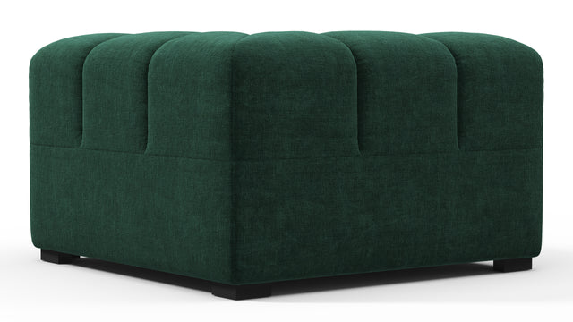 Tufty - Tufty Module, Right Corner, Forest Green Chenille