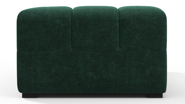Tufty - Tufty Module, Right Corner, Forest Green Chenille